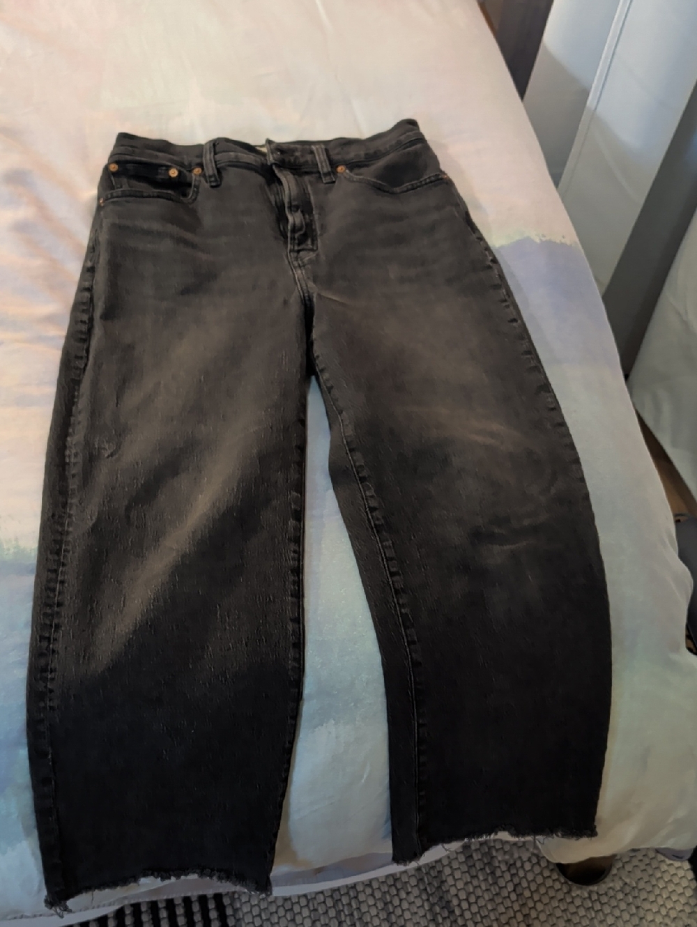 Madewell Perfect Vintage Wide Leg Crop Jeans